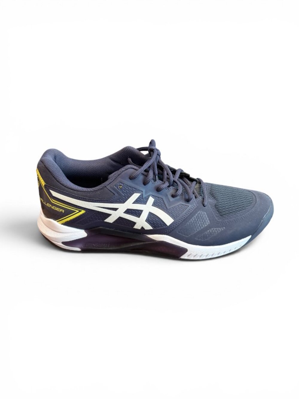 ASICS Gel Challenger Men's Tennis Shoes Navy White Size 12